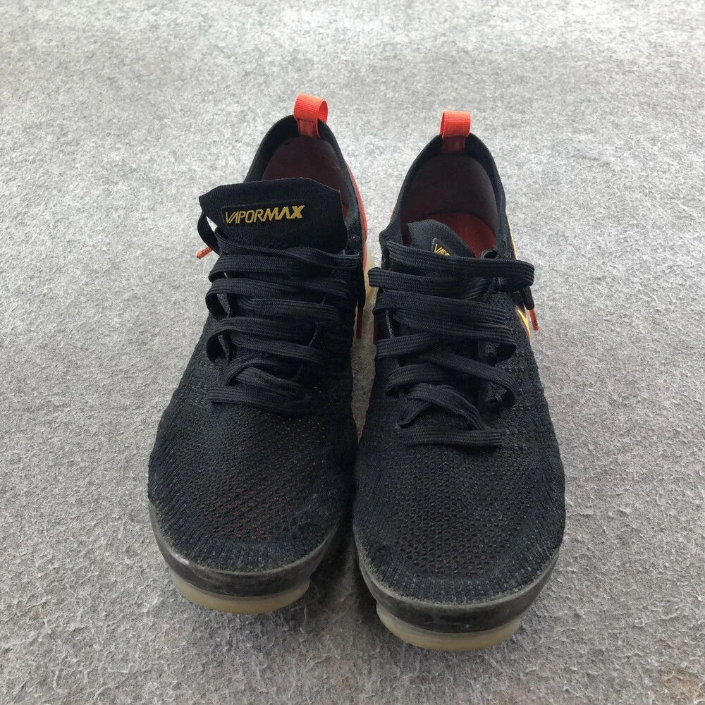 Nike Air VaporMax Flyknit 2 Running Shoes Mens Size 10.5 Black 942842-005